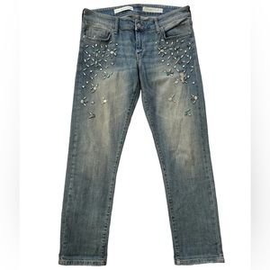 Pilcro Letterpress Rhinestone Jeans